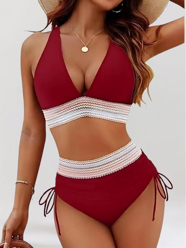 VivaJolie | Ensemble Bikini avec Contrôle du Ventre et Taille Haute