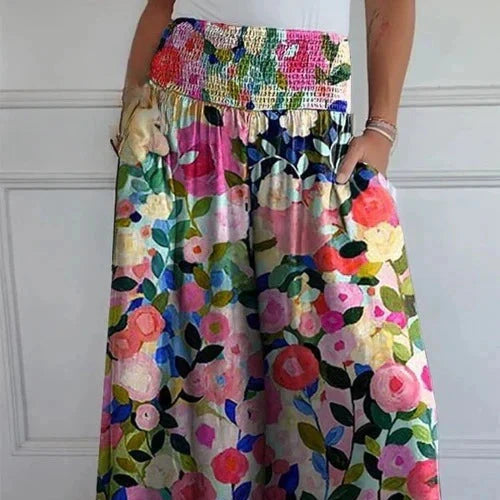 VivaJolie | Annita | pantalon ample taille haute