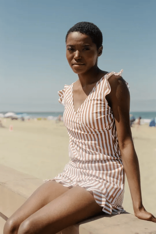 VivaJolie | Maillot de bain à volants avec maintien de la poitrine