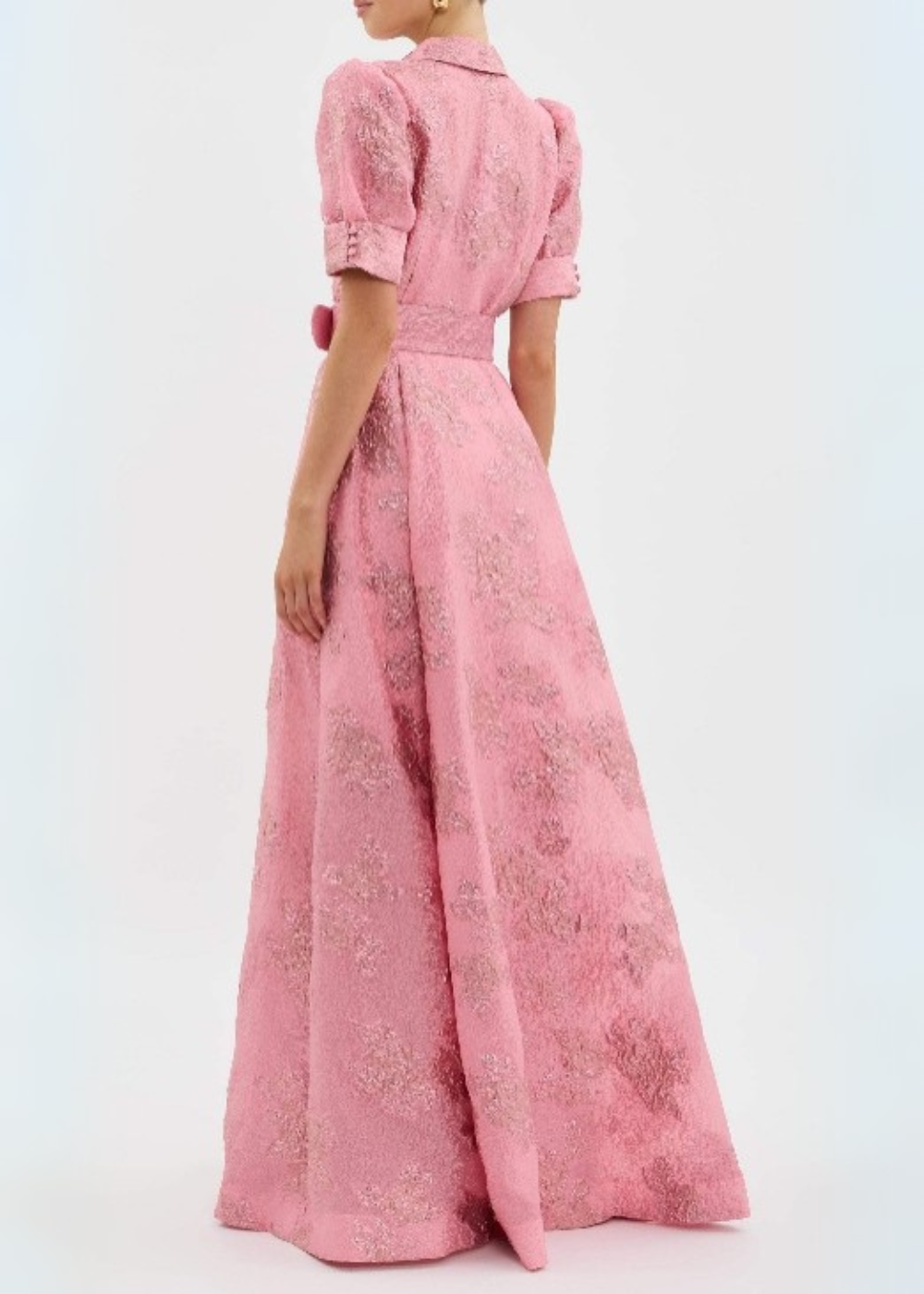 Pearl™ | Robe élégante à manches courtes et bouffantes