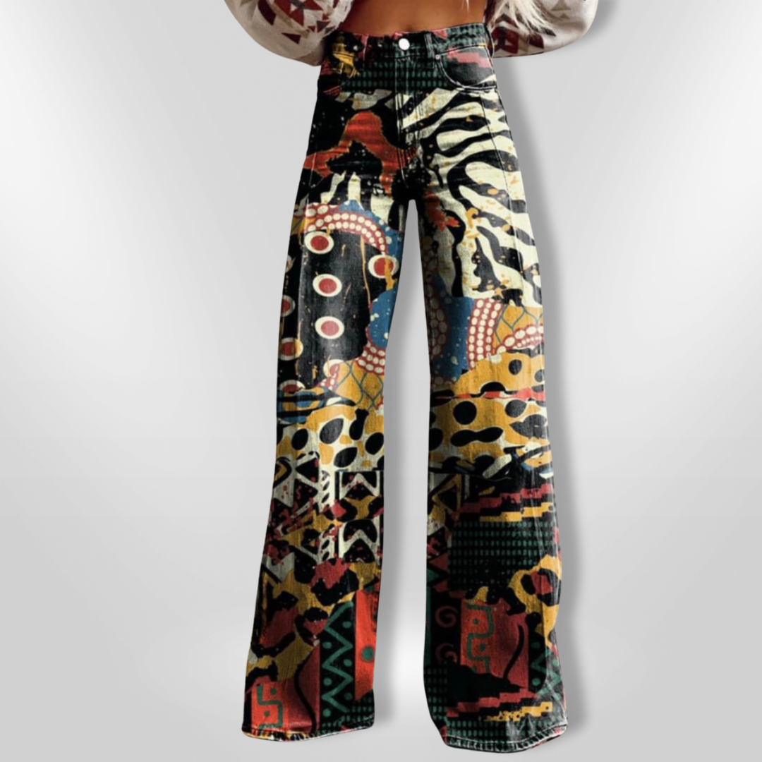 IRIS | Pantalon Évasé Vintage