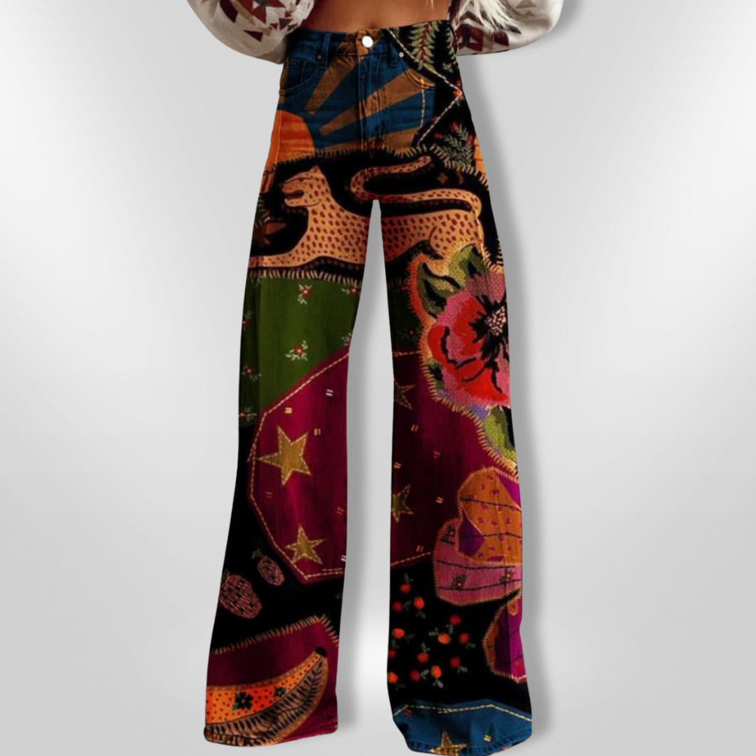 SIENA | Pantalon Évasé Vintage