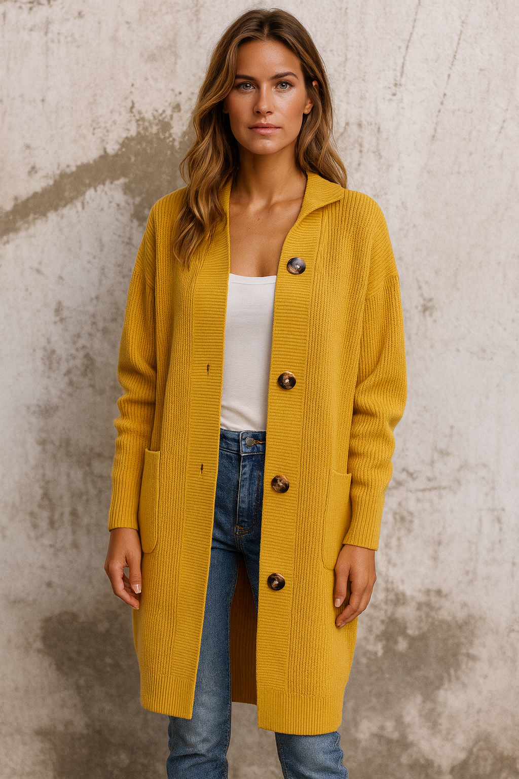 VivaJolie | Manteau Tricoté Confortable et Élégant