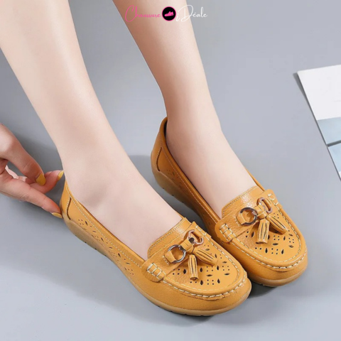Mocassins Respirants À Enfiler Pour Femme