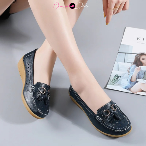 Mocassins Respirants À Enfiler Pour Femme