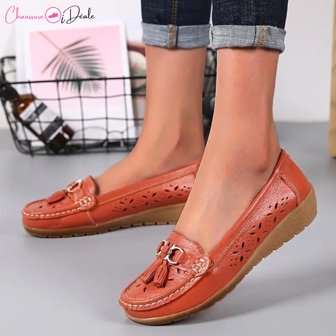 Mocassins Respirants À Enfiler Pour Femme