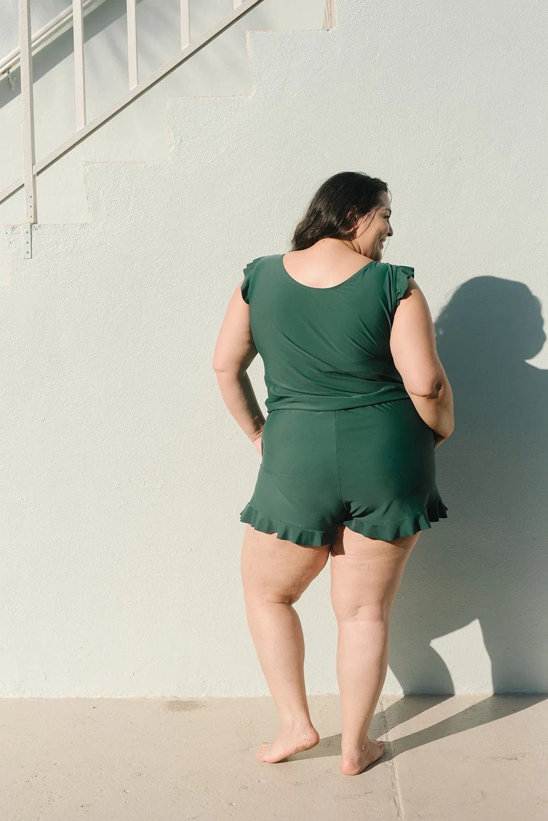 VivaJolie | Maillot de bain à volants avec maintien de la poitrine