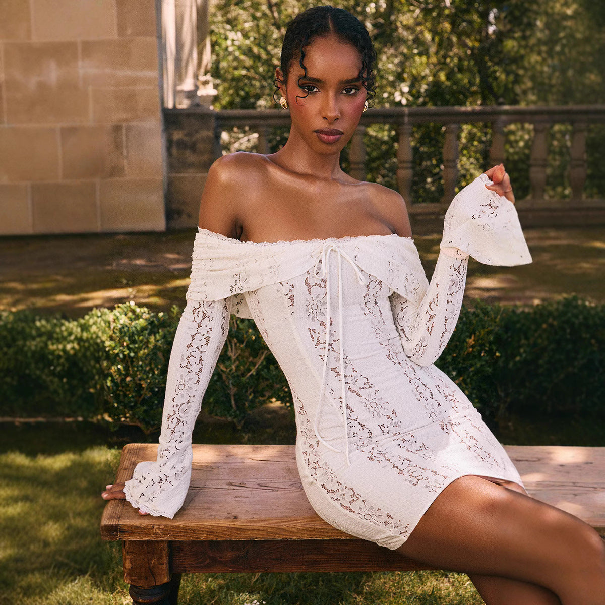 VivaJolie | Robe à manches évasées