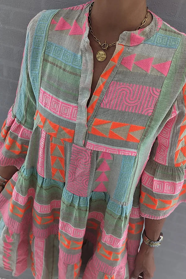 VivaJolie | Robe bohème fluide à étages